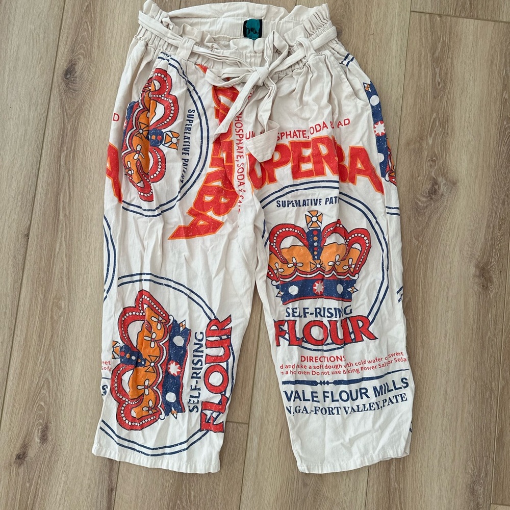 Jaded Gypsy Elastic Waist Flour Sack Pants L/XL